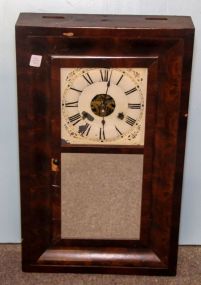 Mahogany Empire Clock