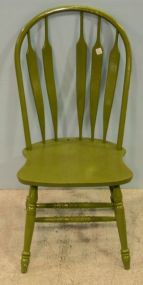 Painted Green Windsor Style Chair 