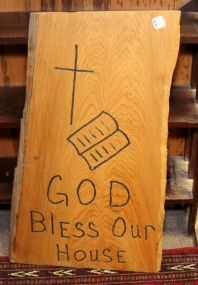 God Bless Our Home Plaque