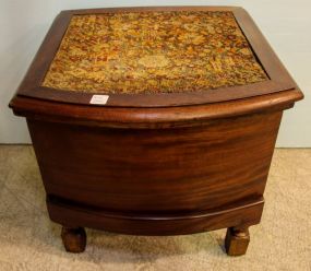 Mahogany Bed Side Stool