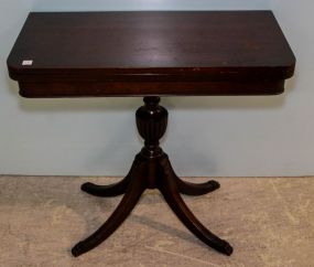 Mahogany Flip Top Duncan Phyfe Game Table