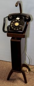 Walnut Telephone Stand