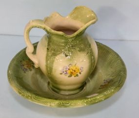 Small Ceramic Bowl and Pitcher