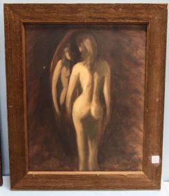 Oil on Canvas of Nude