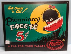 Picaninny Freeze Tin Sign