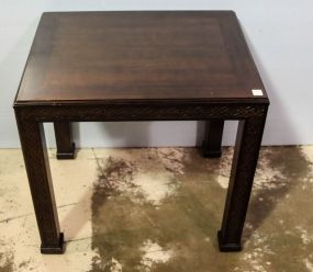 Chinese Chippendale Style Lamp Table