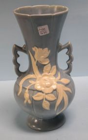 Blue Weller Peony Vase