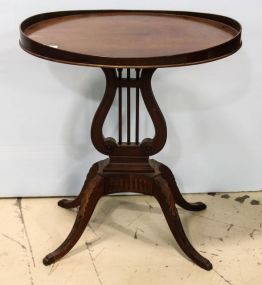 Mersman Harp Pedestal Lamp Table