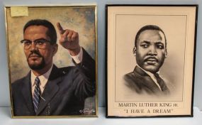 Print of Martin Luther King & Print of Art Sarmoff