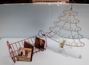 Christmas Tree Stand & Cassette Rack