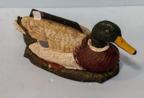 Painted Iron Duck Boot Scraper