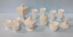 Group of Milk Glass