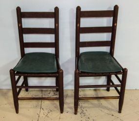Two Ladder Back Chairs