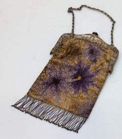 Floral Beaded Purse