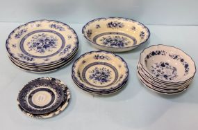 Kashuga Ware Dishes & Eight Hankook Cereal Bowls