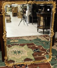 Gold Leaf Beveled Mirror