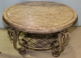 Round Metal Coffee Table