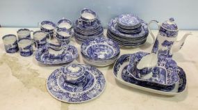 Blue and White Spode China