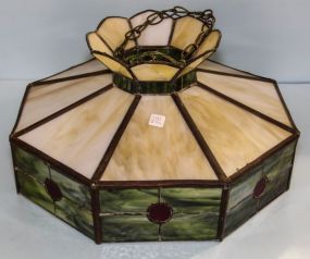 Stained Glass Hanging Light Fixture