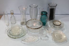 Clear Glass Bowls & Vases