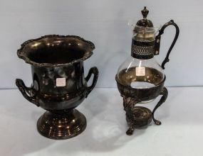 Silverplate Wine Cooler & Carafe 