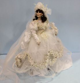 Porcelain Wedding Doll