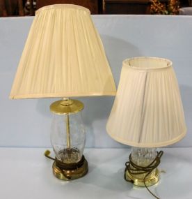 Two Crystal Lamps