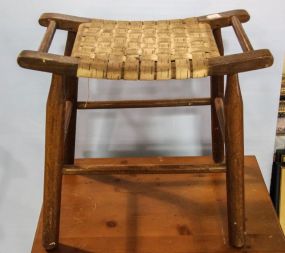 Maple Rush Seat Stool