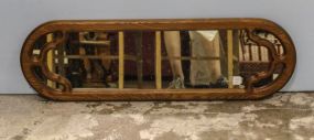 Oak Oval Mirror