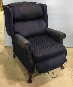 Clawfoot Wingback Reclining Chair