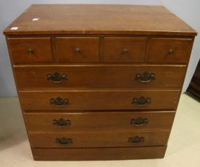 Six Drawer Dark Pine Chest