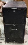 Metal Two Drawer File Cabinet