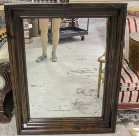 Large Dark Pine Mirror