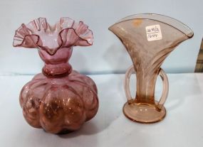 Two Glass Vases