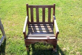 Wood Arm Chair