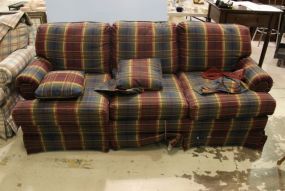 Red Plaid Sofa