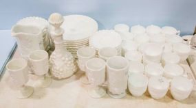 Group of Milk Glass