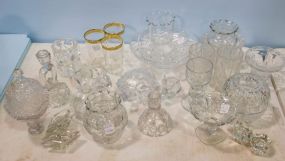Glass Turtle, Covered Candy Dishes, Small Butter & Salts