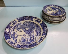 Charger, Six Plates & Two Divided Plates