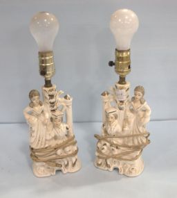 Pair of Boudoir Lamps