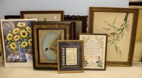 Various Prints and Needleworks