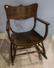 Mahogany Arm Rocker