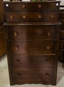 Mahogany Chest on Chest