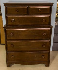 Mahogany Chest on Chest