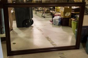 Large Mahogany Henkel Harris Mirror