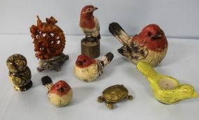 Collection of Bird Figurines