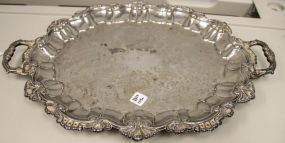 Ornate Silverplate Tray