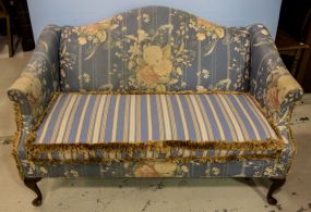 Mahogany Queen Anne Loveseat