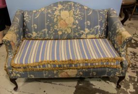 Mahogany Queen Anne Loveseat