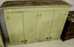 Green Four Door Cabinet